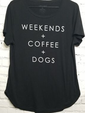 AWAKE womens top size Xlarge black good condition